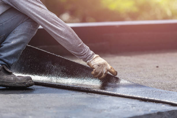 Professional Basement Waterproofing technician working in Port Edwards, WI